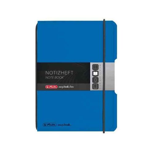 Herlitz Carnet De Note My.Book Flex A6 Pp-Cover Quadrillé Bleu