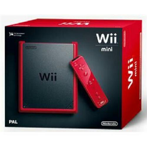 Nintendo Wii Mini - Console De Jeux - Rouge, Noir Mat