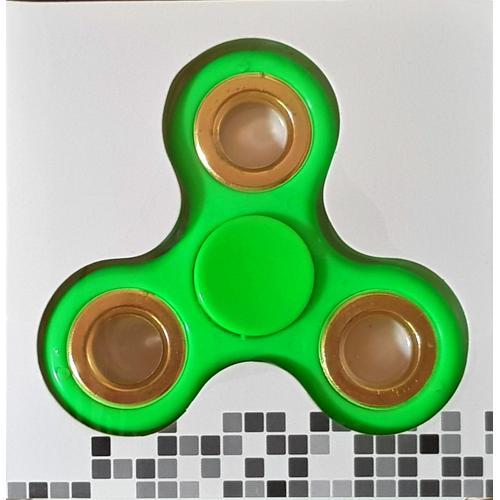 Fidget Hand Spinner Equilibré Ceramique & Laiton