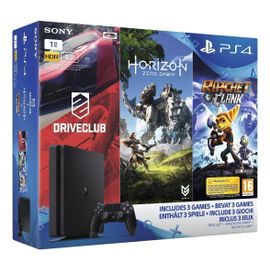 Console Ps4 1 To + Horizon Zero Dawn + Ratchet & Clank + Drive Club