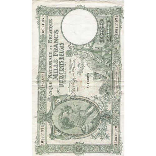 Billet 1000 Franc Belge
