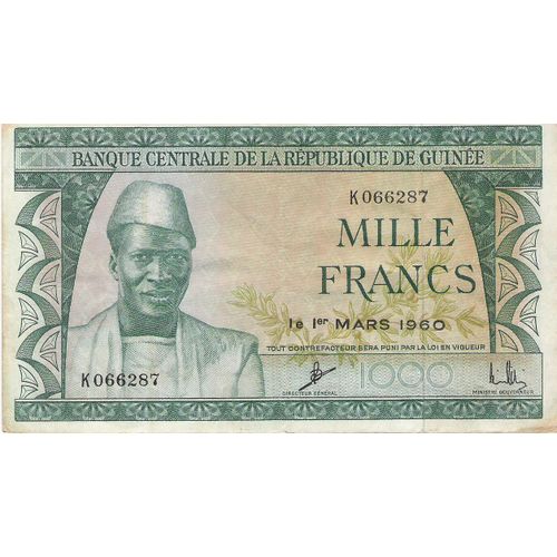 Billet 1000 Francs Afrique