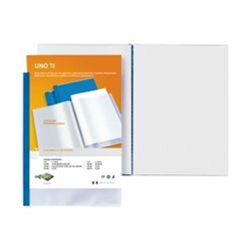 Sei Uno Ti - Porte Document Personnalisable - 24 Compartiments - 250 X 350 Mm - Bleu