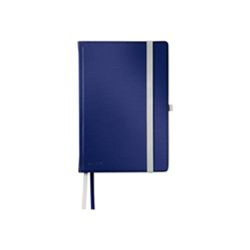 Leitz Style A5 - Cahier - 80 Feuilles - Papier Ivoire - Quadrillé - Couverture Bleu Titan - Carton Avec Revêtement Plastique