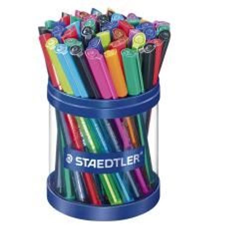 Staedtler Ball 432 - Stylo À Bille - Couleurs Assorties - Moyen - Pack De 50