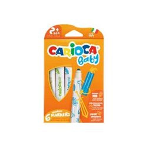 Carioca Baby - Feutre - Non Permanent - Couleurs Assorties - Pack De 6