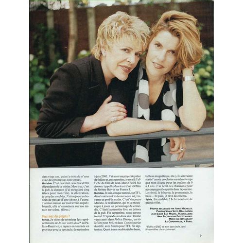 Femina N°19 - Coupure De Presse - Sylvie Joly, Mathilde Vitry