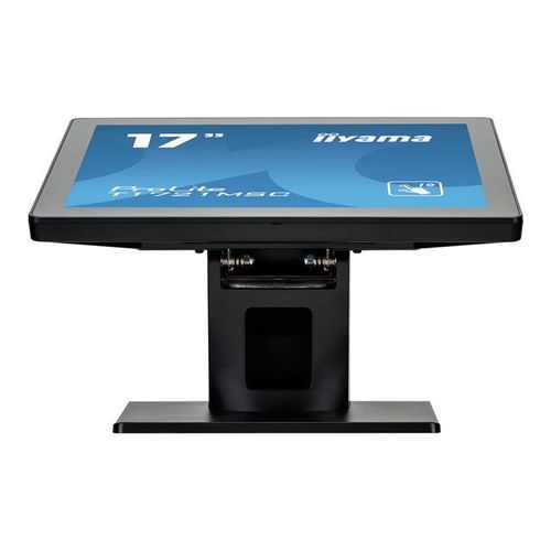 iiyama ProLite T1721MSC-B1 - Écran LED - 17" - écran tactile - 1280 x 1024 @ 75 Hz - TN - 250 cd/m² - 1000:1 - 5 ms - DVI-D, VGA - haut-parleurs - noir