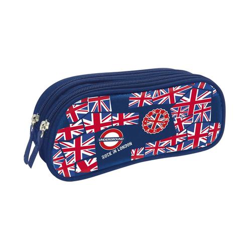 Quo Vadis Trousse Fourre-Tout 2 Compartiments Union Jack