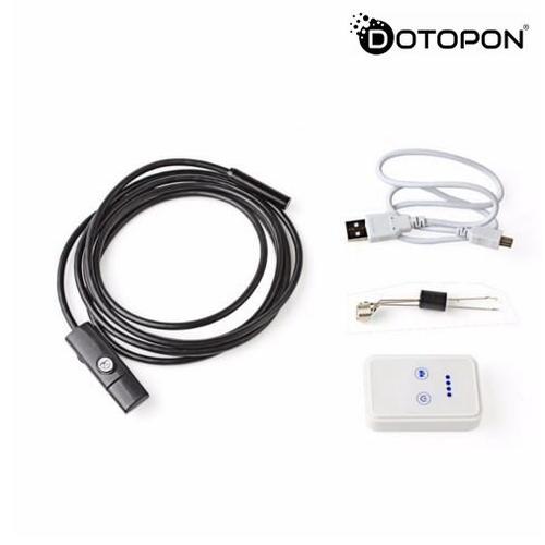 Caméra sans Fil Wi-Fi Endoscope Ordinateur Iphone IOS Android Endoscopio 15 m 9 mm Dotopon