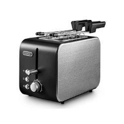 De'longhi Ctx 2203.Bk - Grille-Pain - 2 Tranche - 2 Emplacements - Noir
