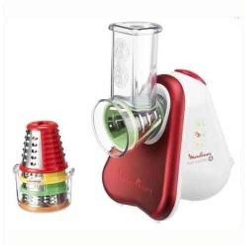 Moulinex Fresh Express Plus Dj755g Ruby Red - Râpe Électrique - 150 Watt - Rouge Rubis