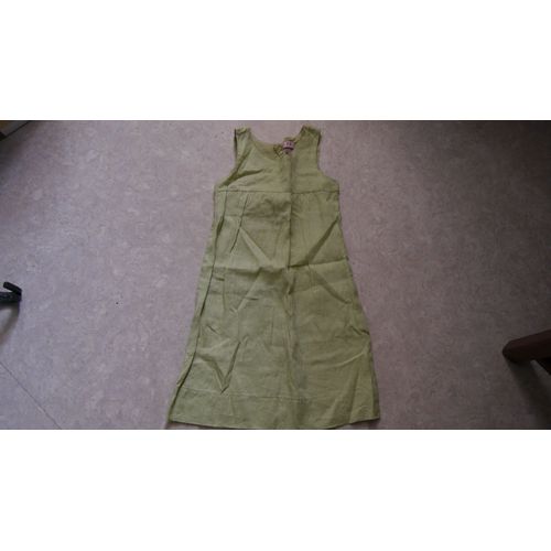 Robe Cfk En Lin Anis 6 Ans Comme Neuve