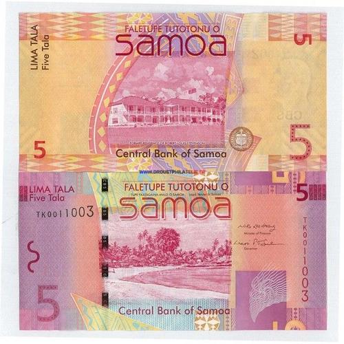 Samoa Pk N° 38 - Banque De 5 Tala