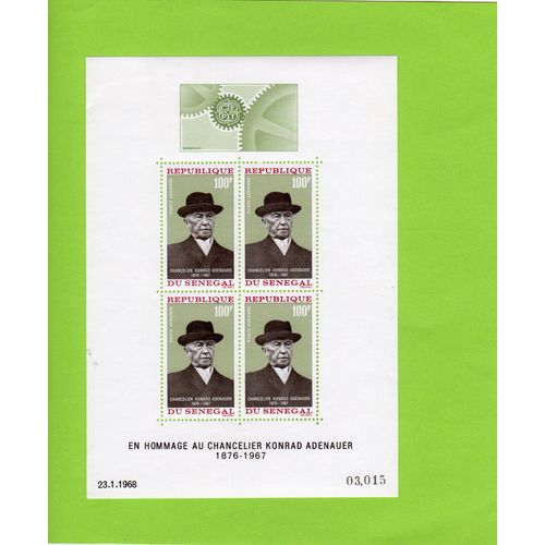 Bloc-Feuillet Du Sénégal