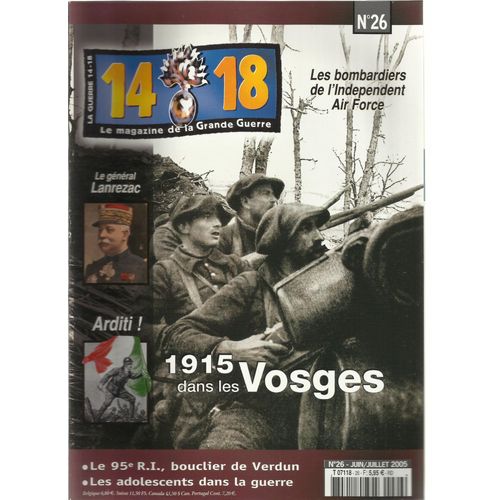 14-18 Le Magazine De La Grande Guerre 26 "1915 Dans Les Vosges"