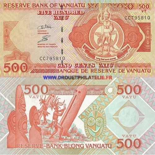 Vanuatu Pk N° 5 - 500 Vatus