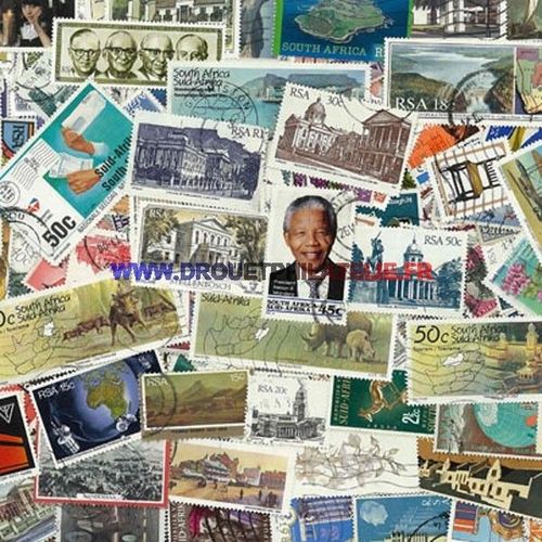 Afrique Du Sud 500 Timbres Differents Obliteres
