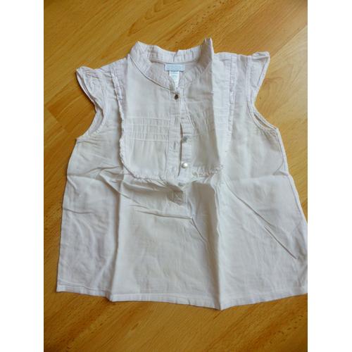 Chemise Obaïbi Coton 4 Ans Blanc