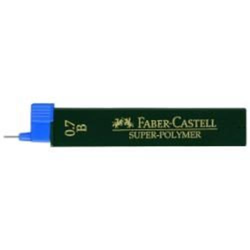 Faber-Castell Super-Polymer - Mine De Crayon - B - 0.7 Mm - Pack De 12 - Pour Faber-Castell Grip 2011; Faber-Castell Grip Plus; Faber-Castell Tk-Fine Vario L