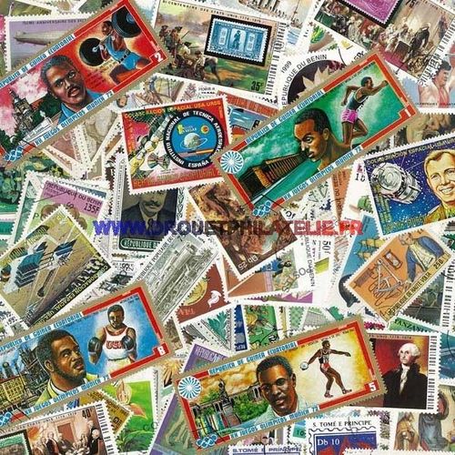 Afrique 200 Timbres Differents Obliteres