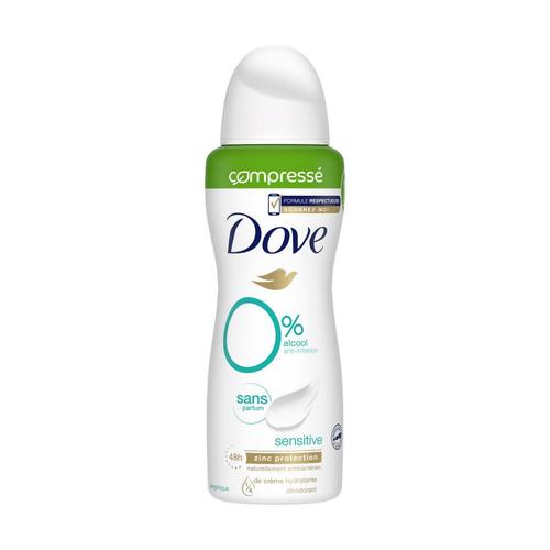 Pack De 3 - Dove Déodorant Femme Spray Hypoallergénique Compressé 100 Ml 