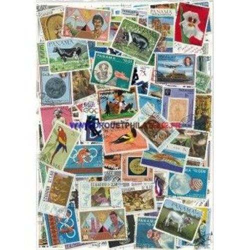 Amerique 200 Timbres Differents Obliteres