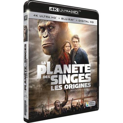 La Planète Des Singes : Les Origines - 4k Ultra Hd + Blu-Ray + Digital Hd