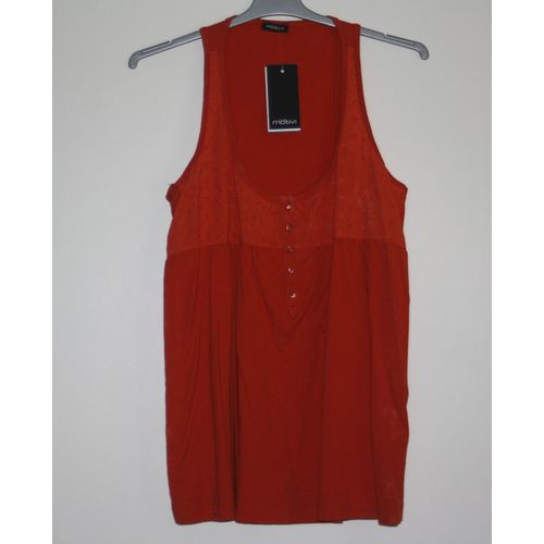 Débardeur Motivi Jersey L Orange