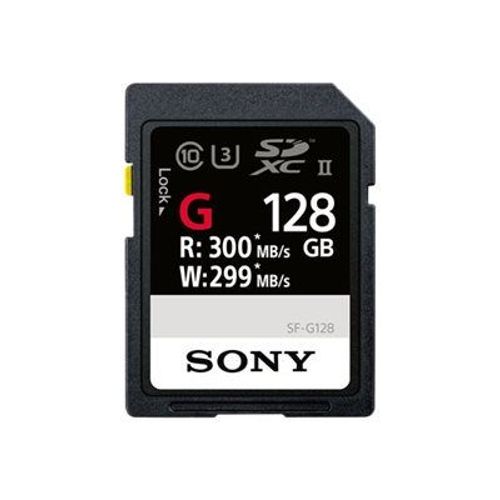 Sony SF-G Series SF-G128 - Carte mémoire flash - 128 Go - UHS-II U3 / Class10 - SDXC UHS-II