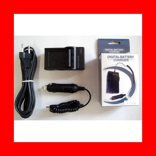 Chargeur Secteur + Voiture Pour Batterie Panasonic Lx100 Tz82 Dmw-Blg10e