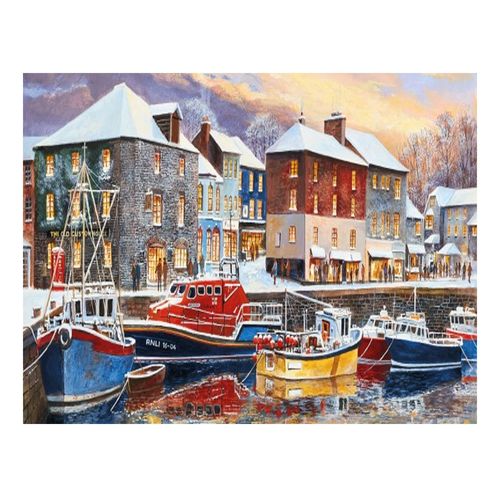Puzzle 636 Pièces : Terry Harrison - Padstow En Hiver