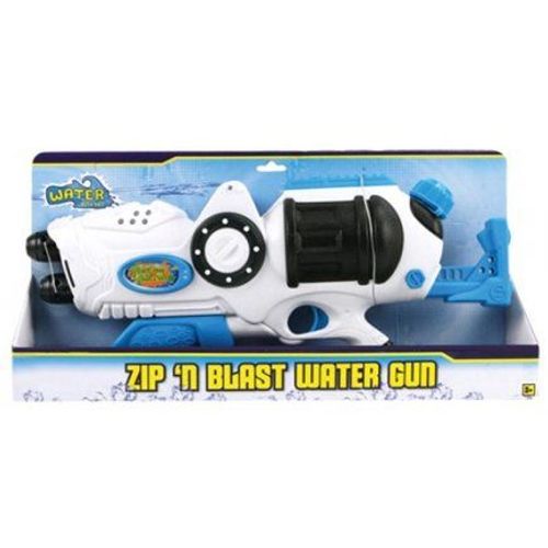 Pistolet À Eau 2 Jets Turbo Pression Pompe 48 Cm, Coloris Aléatoire - Jeu Plein Air