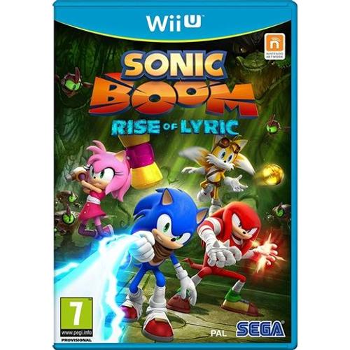 Pal Version Nintendo Wii U Sonic Boom The Rise Of Lyric English/Espanol/It/Fr/De