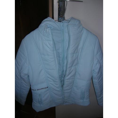 Blouson Doublé À Capuche Sismix Polyester 34 Bleu