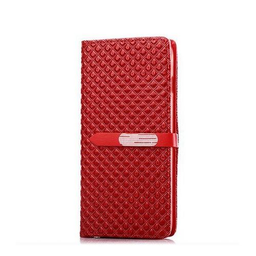 Etui A Rabat Iphone 6 6s Plus (5"5) Rouge Red Diamond Porte Feuille 1010_4