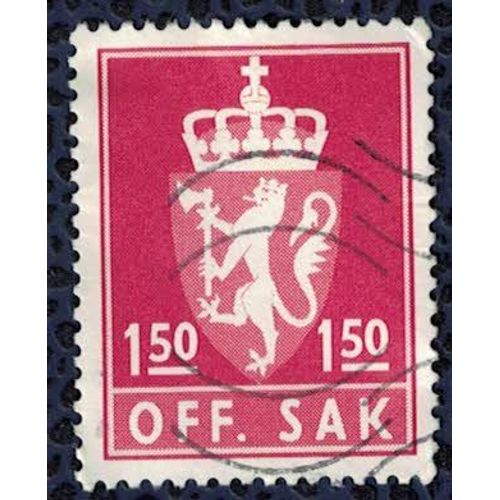 Norvège 1981 Oblitéré Stamp Animaux Héraldiques Off. Sak 1,50 Su
