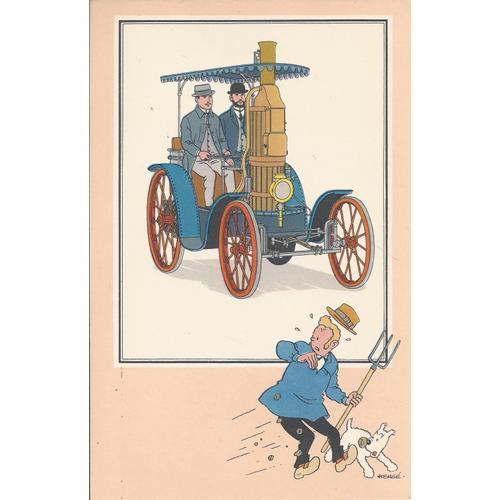 Voir Et Savoir Par Hergé - Collection Du Chèque Tintin - Automobile : Album 1 - Origines À 1900 - Série 9 - N° 33 : Voiturette À Vapeur D'amédée Bollée Fils ( 1885 - France )