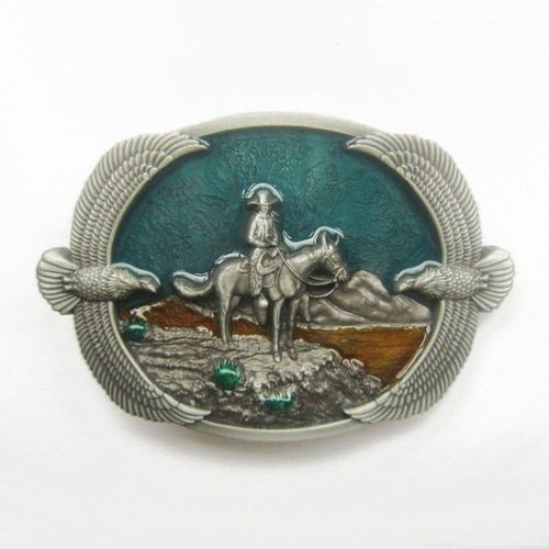 Boucle De Ceinture Country Aigle Cheval Cow Boy Western