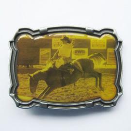 Vintage Rétro Tête De Cheval Animal Ovale Rodeo Bolo Cravate Western 