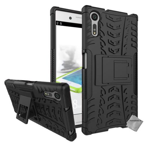 Housse Etui Coque Rigide Anti Choc Pour Sony Xperia Xzs + Film Ecran - Noir