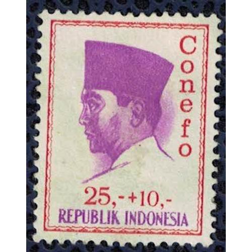 Indonésie 1965 Président Sukarno Conefo Conférence Des Nouvelles Forces Émergentes Su