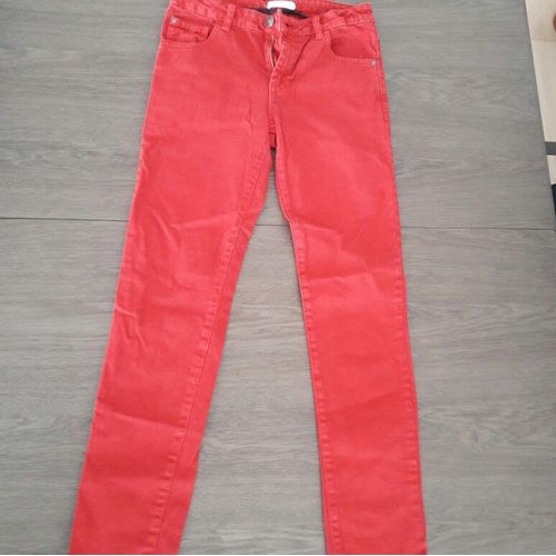 Jean Monoprix Kids Rouge Taille Slim