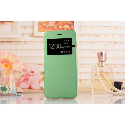 Coque Case Etui A Rabat Samsung Galaxy A5 Vert Green S View Fenêtre Window