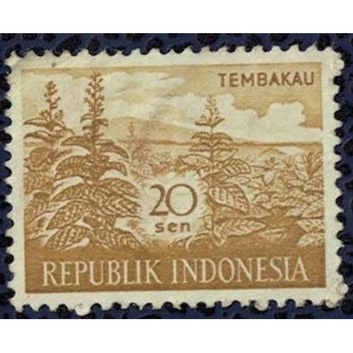 Indonésie 1960 Oblitéré Used Produits De L'agriculture Tembakau Tabac Su