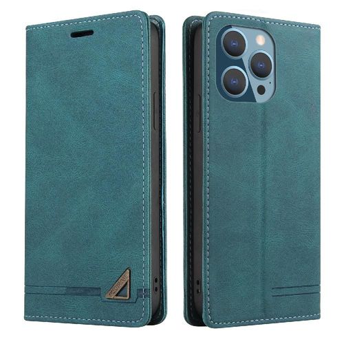 Étui Pour Iphone 15 Pro Max Deux Fentes Pour Cartes Cuir Premium Cuir Premium Bicelle - Vert