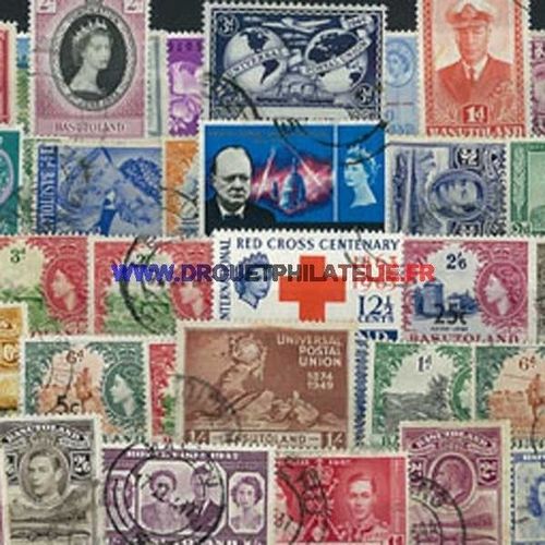 Basoutoland 25 Timbres Differents Obliteres