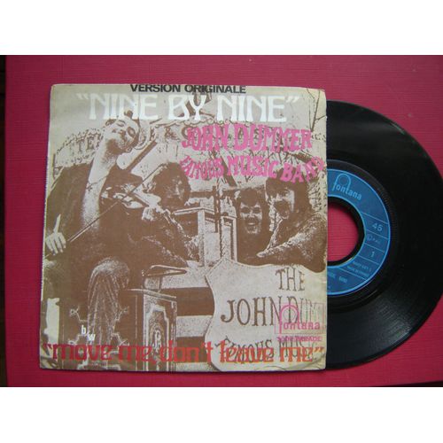 Disque 45 Tours Vinyl*2 Titres*Nine By Nine/Move Me,Don't Leave Me
