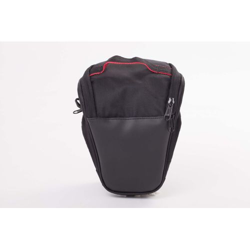 vhbw Pochette en tissu synthétique noir pour Pentax K100D, K10D, K110D, K200D, K20D, Q10, Q5, Q7