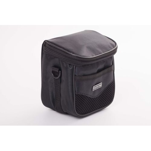 vhbw Pochette universelle taille M noir pour caméra, caméscope, appareil photo Panasonic Lumix DMC-FZ200, DMC-G5, DMC-G6, DMC-GF1, DMC-GF6, DMC-GF7
